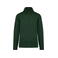 Sudadera cremallera hombre K472. Color verde bosque.