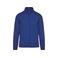 Sudadera cremallera hombre K472. Color azul real.