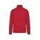 Sudadera cremallera hombre K472. Color rojo.