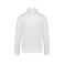 Sudadera cremallera hombre K472. Color blanco.