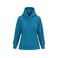 Sudadera capucha mujer K473. Color azul tropical.