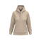 Sudadera capucha mujer K473. Color arena clara.