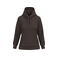 Sudadera capucha mujer K473. Color chocolate.