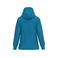 Sudadera capucha mujer K473. Color azul tropical.