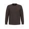 Sudadera unisex K474. Color chocolate.