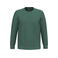 Sudadera unisex K474. Color verde tierra.