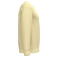 Sudadera unisex K474. Color amarillo pajizo.