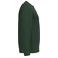 Sudadera unisex K474. Color verde bosque.