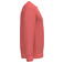 Sudadera unisex K474. Color coral verdadero.
