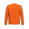 Sudadera unisex K474. Color naranja.