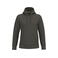 Sudadera capucha hombre K476. Color verde oliva.