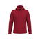Sudadera capucha hombre K476. Color rojo cereza.
