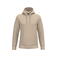 Sudadera capucha hombre K476. Color arena clara.