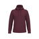 Sudadera capucha hombre K476. Color vino.