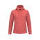 Sudadera capucha hombre K476. Color coral verdadero.