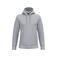 Sudadera capucha hombre K476. Color gris oxford.
