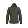 Sudadera capucha hombre K476. Color caqui oscuro.