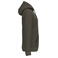 Sudadera capucha hombre K476. Color caqui oscuro.