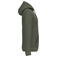 Sudadera capucha hombre K476. Color verde alcaparra.