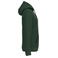 Sudadera capucha hombre K476. Color verde bosque.