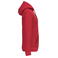 Sudadera capucha hombre K476. Color rojo.