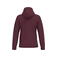 Sudadera capucha hombre K476. Color vino.