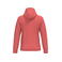 Sudadera capucha hombre K476. Color coral verdadero.