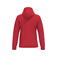 Sudadera capucha hombre K476. Color rojo.