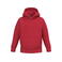 Sudadera capucha niño K477. Color rojo.