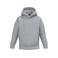 Sudadera capucha niño K477. Color gris oxford.
