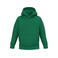 Sudadera capucha niño K477. Color verde kelly.