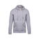 Sudadera capucha y cremallera unisex K479. Color gris oxford.