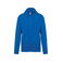 Sudadera capucha y cremallera unisex K479. Color azul real claro.