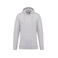 Sudadera capucha y cremallera unisex K479. Color brezo ceniza.
