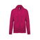 Sudadera capucha y cremallera unisex K479. Color fucsia.