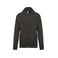 Sudadera capucha y cremallera unisex K479. Color gris oscuro.