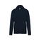 Sudadera capucha y cremallera unisex K479. Color azul marino.