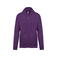 Sudadera capucha y cremallera unisex K479. Color morado.