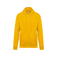 Sudadera capucha y cremallera unisex K479. Color amarillo.