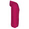 Sudadera capucha y cremallera unisex K479. Color fucsia.