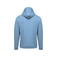 Sudadera capucha y cremallera unisex K479. Color azul cielo.
