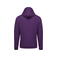 Sudadera capucha y cremallera unisex K479. Color morado.