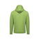 Sudadera capucha y cremallera unisex K479. Color lima.