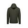 Sudadera capucha y cremallera unisex K479. Color caqui oscuro.