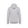 Sudadera capucha y cremallera unisex K479. Color brezo ceniza.
