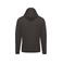 Sudadera capucha y cremallera unisex K479. Color gris oscuro.