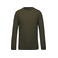Sudadera reciclada hombre K480. Color verde musgo.