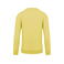 Sudadera reciclada hombre K480. Color amarillo limón.