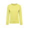 Sudadera reciclada mujer K480. Color amarillo limón.