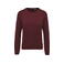 Sudadera reciclada mujer K480. Color brezo de vino.
